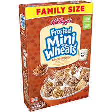 Frosted mini wheats small box. Kellogg S Frosted Mini Wheats Maple Brown Sugar Cereal Family Size Shop Cereal At H E B