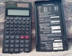 Casio Scientific Statistics Calculator Fx 115w 2 Line Display Solar Battery Scientific Calculators Graphing Calculator Solar Battery