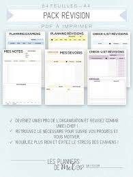 Un Pack De Revision Complet Pour Rester Organise Et Reussir Ses Examens Finissez En Avec Le Stress Et Les Taches Real In 2020 Revision Planner Class Notes How To Plan