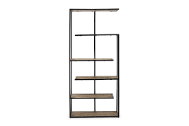 Module large dressing 2 tiroirs+3 étagères watford. Bibliotheque En Bois Et Metal Destructuree Hellin