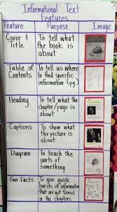 text features chart that amy did with her 2nd graders at