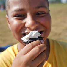 Boys in 8th Grade P.E. enjoyed a game of soccer today.