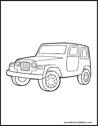 Toyota jeep offroading in egypt coloring page. Safari Jeep Coloring Pages Coloring Pages Transportation My Activity Maker Preschool Coloring Pages Coloring Pages Disney Coloring Pages