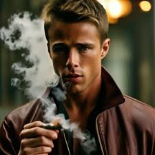 Tyler Darden Sigma smokes" — image created in Shedevrum