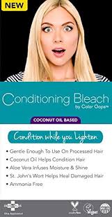 Amazon Com Color Oops Conditioning Bleach W Coconut Oil Kit Beauty