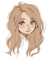 6) erase/hide the sketch lines (traditional/digital). Anime Girls With Brown Hair And Freckles Novocom Top