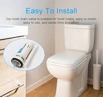 Válvulas de descarga de vaso sanitário de 5 cm, kit de reparo de vaso  sanitário de substituição de válvula de descarga dupla adequada para  válvula de ...