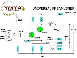 Echo repeter and preamp mic schematic. Universal Preamplifier