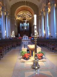 Saint Adalbert Catholic Church Milwaukee Wi Dec 2011 Table Decorations Catholic Church Decor