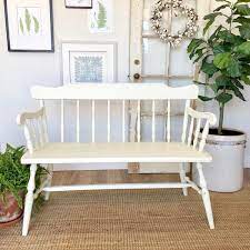 I wanted my modern farmhouse entryway to be a mix of thrifted finds and farmhouse style so i decided my key elements needed to be now that my new entryway bench was done, i still needed a grand entryway statement piece. Vintage Decor And Distressed Furniture In Sparta Township Nj Vintage Hip Decor Dining Table With Bench Farmhouse Bench Furniture