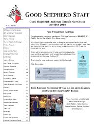 GOOD SHEPHERD STAFF