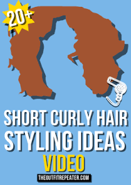A soft product and a slow drying process with less heat. 20 Ways To Style Short Curly Hair The Outfit Repeater