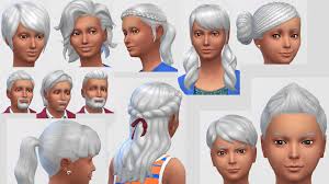 Does dyeing your hair damage it? Mod The Sims Silver White Hair Colour Non Default