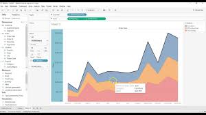 Comparing two time series on a day level within the same line graph is one of. Tableau Tutorial 62 Tableau Dual Axis Area Chart For A Thick Line On Top Youtube