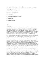 Go through these ctet previous year question papers & practice them to upscale your preparation level. Muet Speaking Sample Happiness Personal Growth