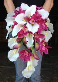 You can see examples of diy wedding flowers on our flower inspiration gallery! Cascade Flowers Bridal Bouquet Lily Bouquet Bride Bouquets