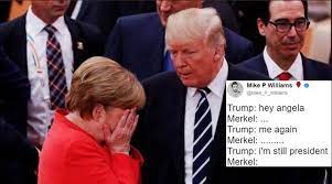 64 hilarious angela merkel memes of october 2019. G20 Summit It S Raining Memes And Jokes As Donald Trump And Angela Merkel Meet Trending News The Indian Express