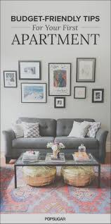 Money Saving Tips For Decorating Your First Apartment Living Room Decor On A Budget College Apartment Decor Apartment Decorating On A Budget