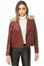 Faux Leather Fur Jacket Fur Leather Jacket Jackets Fur Jacket