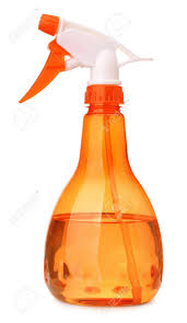 Orange Plastic Spray Water Bottle Isolated On White Stock Photo Picture And Royalty Free Image Image 94357580