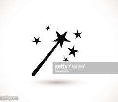 Are you searching for baguette magique png images or vector? Magic Wand Icon Vector Illustration Clipart Image