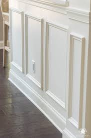 Transitional Kitchen Update Making Cream Cabinets More Modern Moldings And Trim Floor Molding Picture Frame Molding
