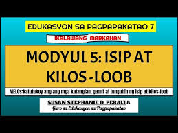 Check spelling or type a new query. Esp 7 Module 5 Isip At Kilos Loob Youtube