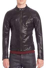 Saks Fifth Avenue Belstaff Maxford Leather Jacket Leather Jacket Jackets Leather