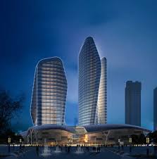 Due to airspace regulations, it has been redesigned so its height does not exceed 500 metres (1,600 ft) above sea level.4 another chinese building, ping an finance center, was also scaled down for similar reasons. Wuhan Greenland Center Tower China E Architect