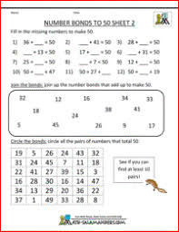 Math Worksheets For Kids Number Bonds To 100 Number Bonds To 20 Number Bonds To 100 Number Bonds