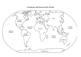 Some of the worksheets displayed are continents oceanswmzbn world continents find the continents and oceans year 1 the seven continents. Continents And Oceans Blank Map Maping Resources