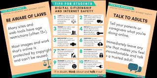 Winners will receive cash prizes. Teaching Digital Citizenship 10 Internet Safety Tips For Students With Cyber Safety Posters