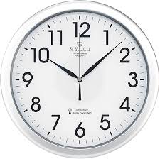 Die schlichte wandtattoo uhr ziffernblatt ohne zahlen zieht durch die zeitlos gestaltung alle blicke auf sich. St Funkwanduhr Mit Beleuchtung Kabellos Leonhard Wandfunkuhr Funk Wanduhr Mit Zifferblatt Beleuchtung Lichtsensor Wohnaccessoires Deko Uhren Wecker