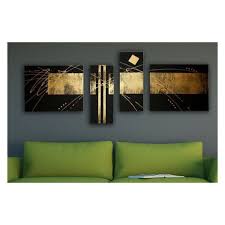 Tableau Abstrait Noir Et Or Tableau Abstrait Deco Soon Tableau Abstrait Tableau Peinture Abstrait Tableau Deco Moderne