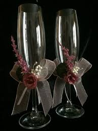 Pin De Le Ricette Di Carmela En Botellas Copas Decoradas Para Boda Copas De Champan De La Boda Copas De Vino Decoradas