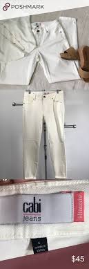 Cabi Slimmie Off White Jeans This Pair Of Spring 16 Nwot
