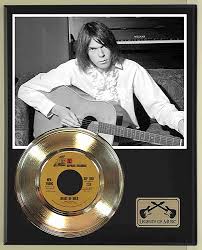 Neil Young - Heart Of Gold Gold 45 Record Ltd Edition Display Award Quality  02 - Gold Record Outlet Album and Disc Collectible Memorabilia