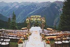 The Little Nell A Preferred Hotels Resorts Member Provides A Beautiful Backdrop No Matter Wha Outdoor Wedding Venues Outdoor Wedding Outdoor Wedding Ceremony