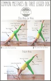 Three Legged Dog Yoga Pose Common Mistakes Yoga Moves How To Do Yoga Yoga
