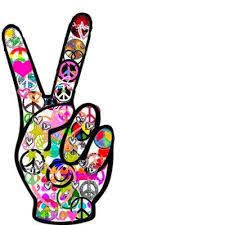 Dedos Paz Paz Hippie Simbolo De Paz Signo De La Paz