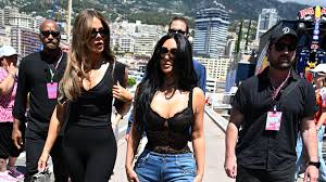 Watch Kim Kardashian Arrive at F1 Monaco Race to Support Boyfriend Lewis Hamilton in New Viral Video