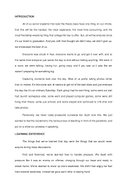 Reflection About Thesis Defense