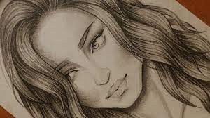 pin by khawla on dania art female sketch drawings