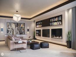 Instead, choose smaller pieces that can be laid like a collage or gallery wall like the contemporary living room above. Living Room Decor For Large Wall Novocom Top