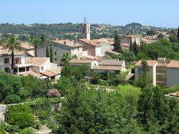 Vue De L Eglise Du Village La Colle Sur Loup Lacolle