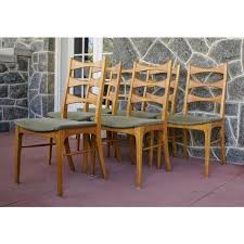Shop for wood ladder back chair online at target. Vintage Midcentury Modern Lane Rhythm Ladderback Dining Chairs Set Of 6 Chairish