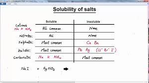 Acid Bases Salts Igcse Chemistry Solutions Examples