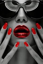 Lips Red Is Nice Theincensewoman Tache De Couleur Rouge A Levres Art Des Levres