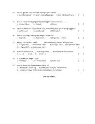 Soalan tingkatan 3 format pt3 dan skema jawapan. Himpunan Terbesar Kuiz Hari Merdeka Yang Meletup Dan Boleh Di Cetakkan Dengan Cepat Pendidikan Abad Ke 21