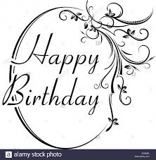 Ungewöhnliche schwarze und gelbe karte. Happy Birthday Schwarzweiss Stockfotos Und Bilder Alamy